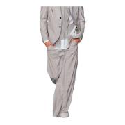 Wide Trousers John Richmond , Beige , Heren