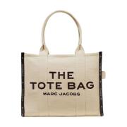 Jacquard Tote Bag in Beige Marc Jacobs , Beige , Dames