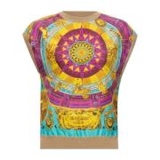 Gedrukte vest Moschino , Multicolor , Dames