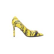 Pre-owned Leather heels Versace Pre-owned , Multicolor , Dames