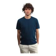 Blauw Crew Neck T-shirt Kangra , Blue , Heren