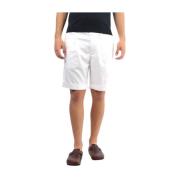 Witte Bermuda Shorts Comfort Fit Mike 40Weft , White , Heren