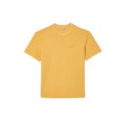 Gele T-shirt met unieke stijl Lacoste , Yellow , Heren