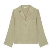 Reguliere pyjama-stijl blouse Marc O'Polo , Green , Dames