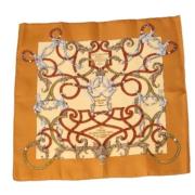 Pre-owned Silk scarves Hermès Vintage , Multicolor , Dames