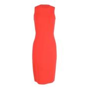 Pre-owned Wool dresses Michael Kors Pre-owned , Orange , Dames