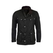 Groene Aw23 Jas Stijlvolle Update Barbour , Black , Heren