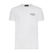 Stijlvolle T-shirt Upgrade voor Mannen Dsquared2 , White , Heren