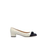 ‘Vara’ Hakken Schoenen Salvatore Ferragamo , White , Dames