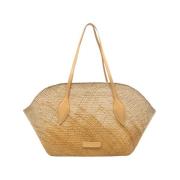 Straw Clutch Tas THEMOIRè , Beige , Dames