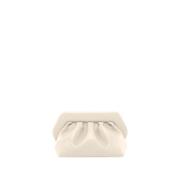 Vegan Fabric Clutch Tas Magnetische Sluiting THEMOIRè , White , Dames