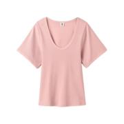 Lunai Roze Shirt By Herenne Birger , Pink , Dames