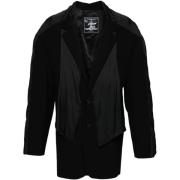 Zwarte Sjaal Blazer Elegant Stijlvol Y/Project , Black , Heren