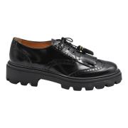 Zwarte Veterschoenen voor Vrouwen Tod's , Black , Dames