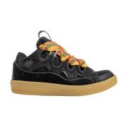 Zwarte Curb Sneakers Lanvin , Black , Heren