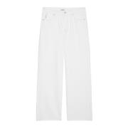 Jeans model Tomma wijd hoge taille norHeren lengte Marc O'Polo , White...