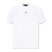 T-shirt met logo Dsquared2 , White , Heren