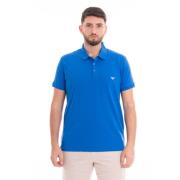 Heren Polo Shirt Emporio Armani , Blue , Heren