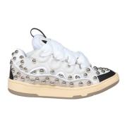 Witte Mesh Sneakers Stijlvol Comfortabel Lanvin , White , Dames