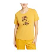 Stijlvolle T-shirts en Polos Elena Mirò , Yellow , Dames