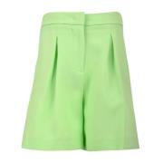 Groene Elegant Bermuda Shorts met Rits Hinnominate , Green , Dames