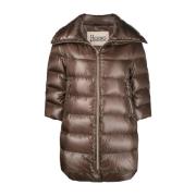 Down Coats Herno , Beige , Dames