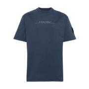 Navy T-Shirt Acwmts187 A-Cold-Wall , Blue , Heren