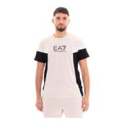 Heren Casual T-shirt Emporio Armani EA7 , Pink , Heren