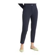 Blauwe Slim Fit Broek Elena Mirò , Blue , Dames