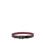 Omkeerbare VLogo Riem Valentino Garavani , Black , Heren