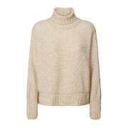 Beige Gebreide Coltrui Baze Rabens Saloner , Beige , Dames