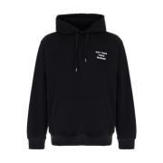 Zwarte hoodie met trekkoordsluiting Drole de Monsieur , Black , Heren