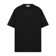 T-shirt met logo Lanvin , Black , Heren