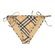 Geruite Bikini Broekjes Burberry , Multicolor , Dames