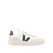 V-90 Leren Sneakers Veja , White , Heren