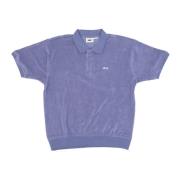 Terry Cloth Polo Man Denton Obey , Purple , Heren