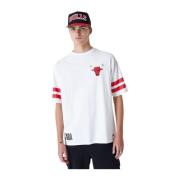 Chicago Bulls NBA Arch Grafisch T-shirt New Era , White , Heren