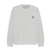 Grijze Sweater met Logo Patch Carhartt Wip , Gray , Heren
