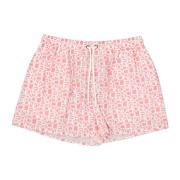 Monogram Shorts met Verstelbare Taille Moncler , Multicolor , Dames