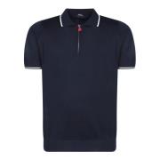 Blauwe T-shirts & Polos voor mannen Kiton , Blue , Heren