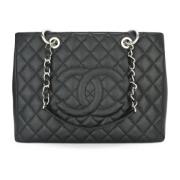 Pre-owned Leather chanel-bags Chanel Vintage , Black , Dames