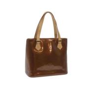 Pre-owned Leather handbags Louis Vuitton Vintage , Gray , Dames