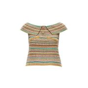 Pre-owned Cotton tops Chanel Vintage , Multicolor , Dames