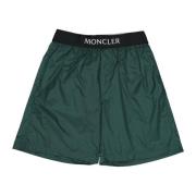 Logo Badpak Lang Model Moncler , Green , Heren