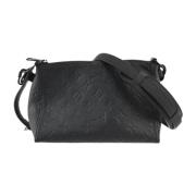 Pre-owned Leather shoulder-bags Louis Vuitton Vintage , Black , Dames