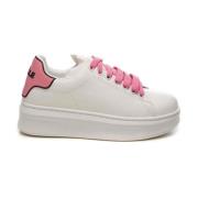 Eco-Vriendelijke Rubberen Hiel Sneakers Gaëlle Paris , Pink , Dames