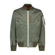 Nylon Bomberjack Sacai , Green , Heren