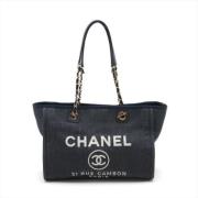 Pre-owned Denim chanel-bags Chanel Vintage , Blue , Dames