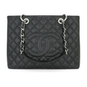 Pre-owned Leather chanel-bags Chanel Vintage , Black , Dames