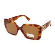 Stijlvolle zonnebril 0MU 10Ys Miu Miu , Brown , Dames